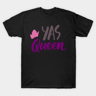 YAS QUEEN DESIGN T-Shirt